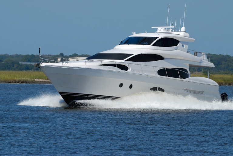a luxury yacht